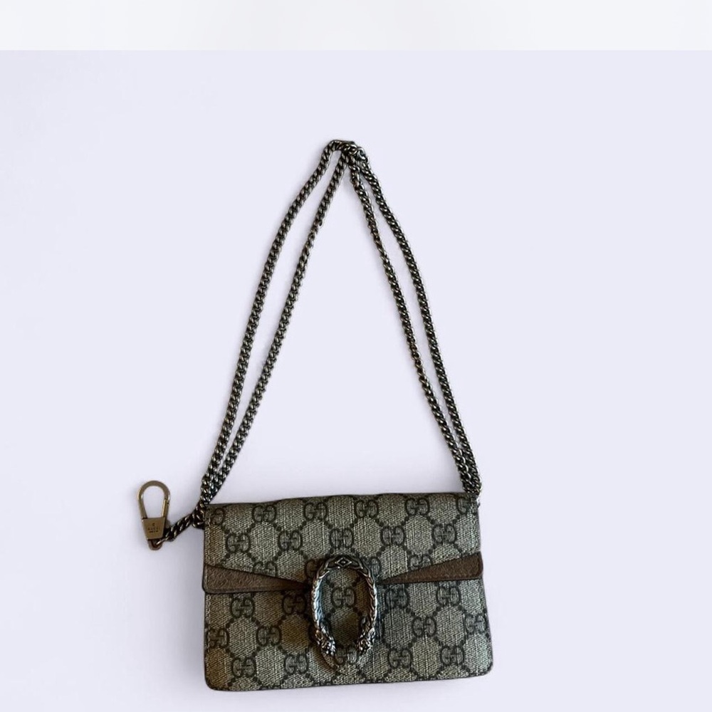 Gucci Beige and Brown Crossbody Bag